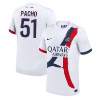 Dres Paris Saint-Germain Willian Pacho #51 Preč 2024-25 Krátky Rukáv